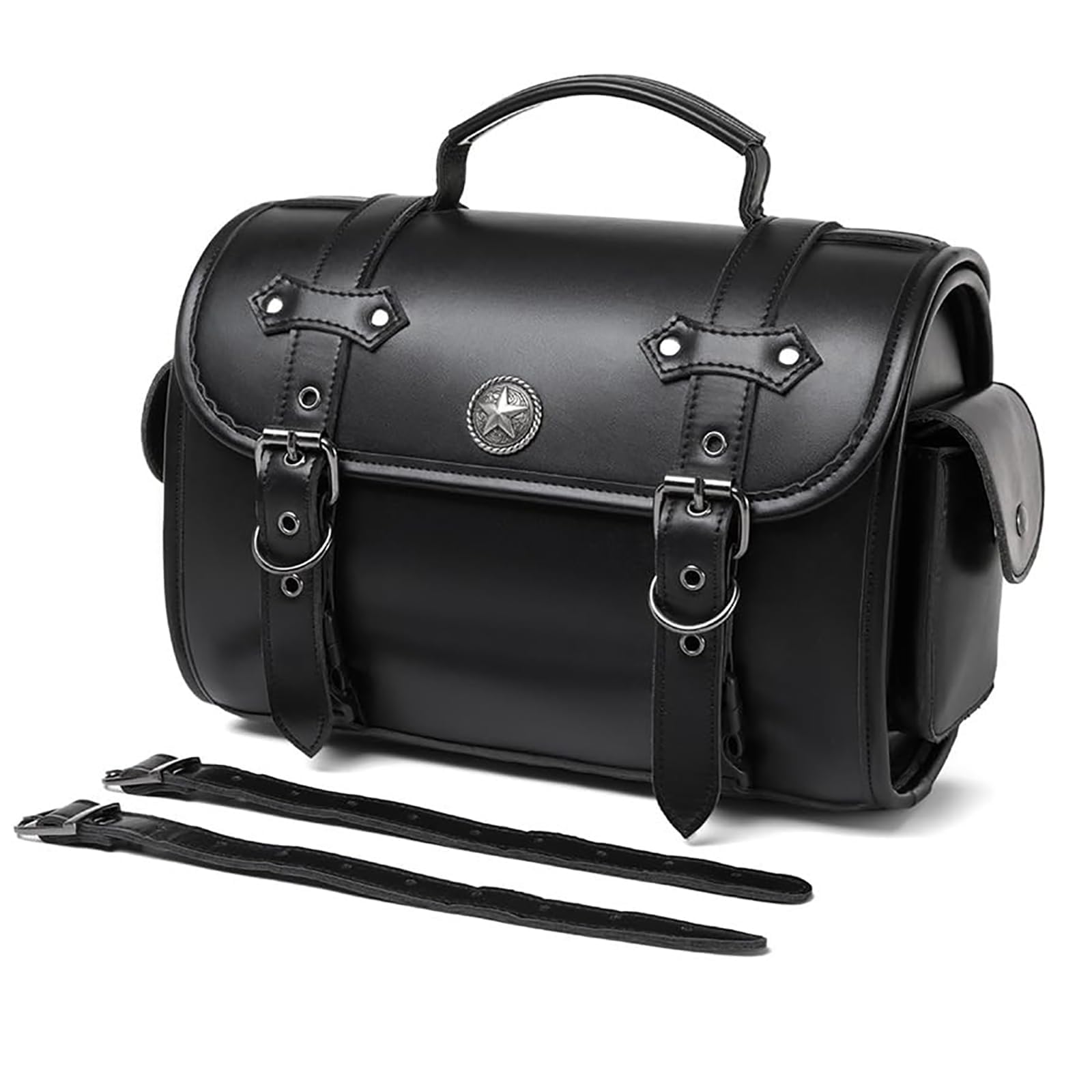Borse Laterali Moto per Fantic Caballero Flat Track125 250 500 Rally/Scrambler 500, Impermeabile Borsa da Viaggio Borse da Sella e in Pelle, Borsa Portaoggetti per Moto Kit di Strumenti