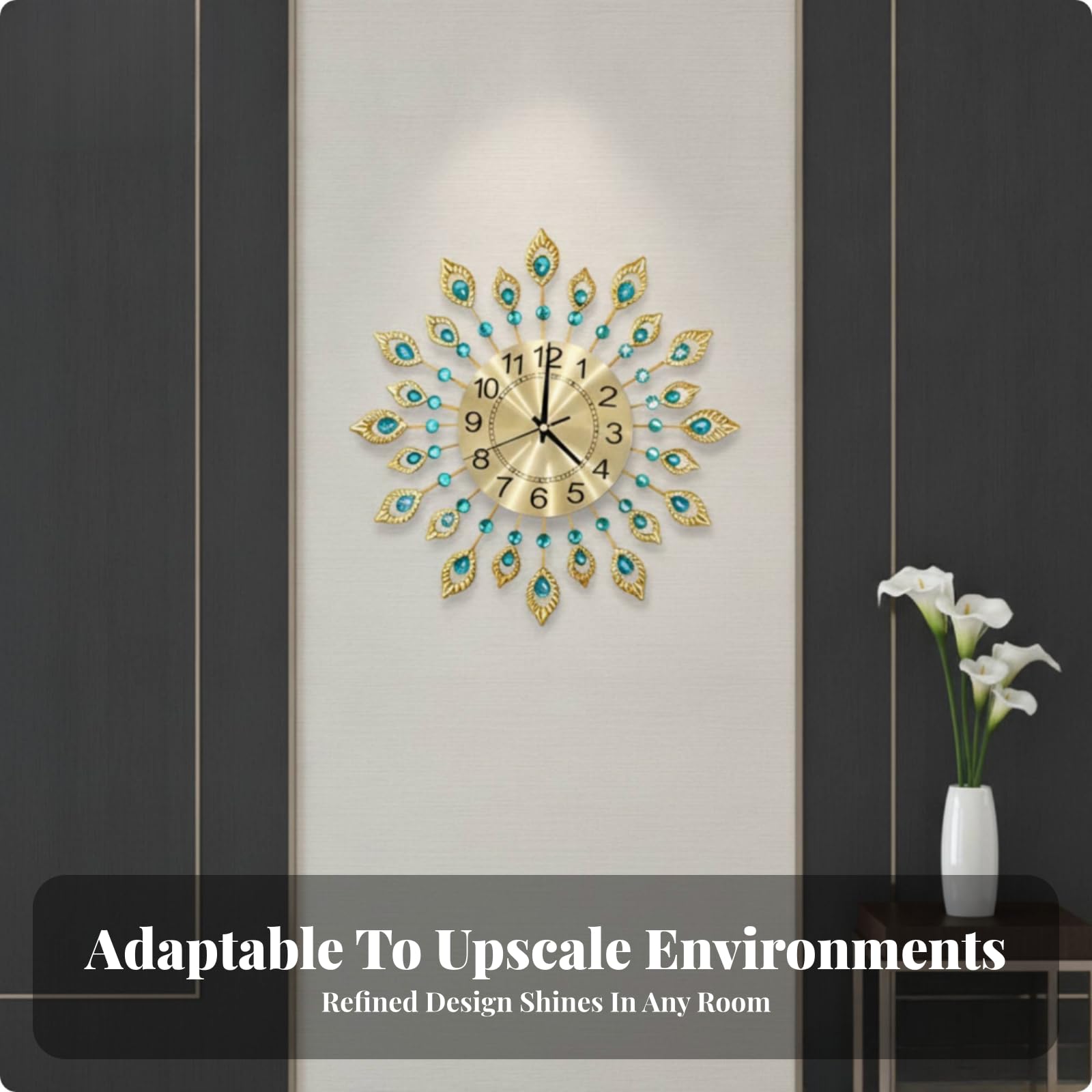 Reloj Pared corativo Elegante, 38 Cm