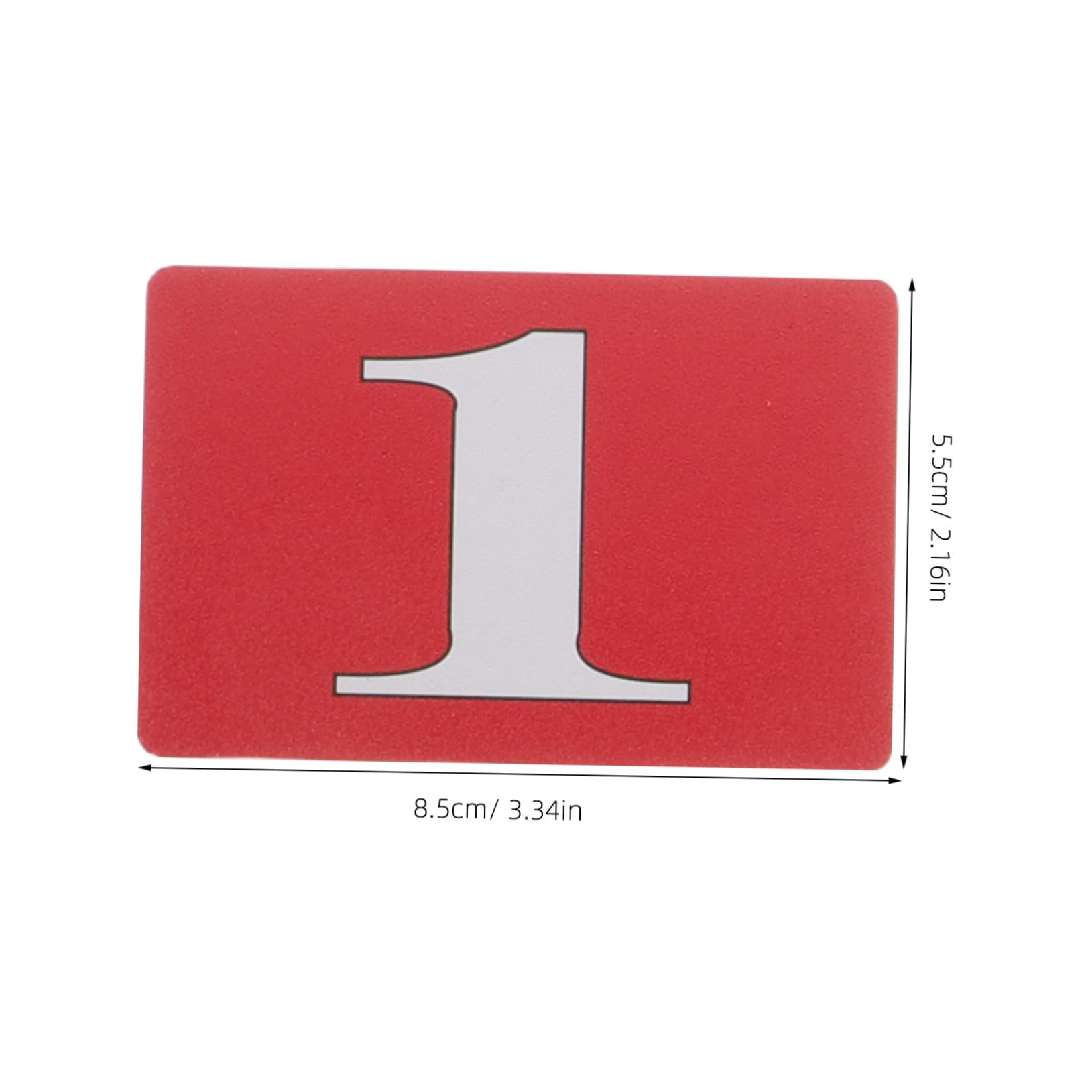 BESPORTBLE 40 Pcs Plastic Numbered Poker Chips Math Learning Counters for Boys and Girls Clay Poker Chip Tokens Scorekeeping Plaque