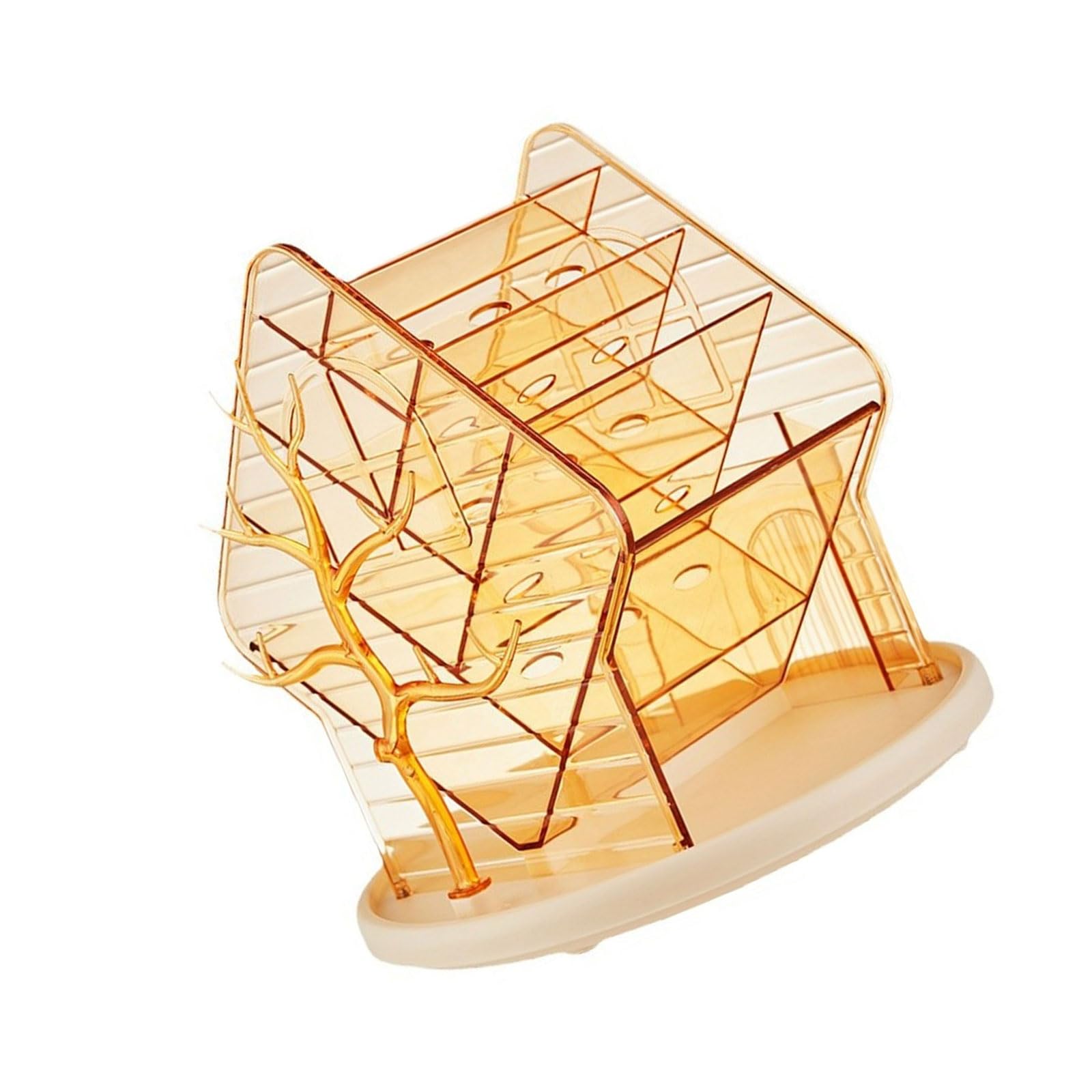Hsioluted Multifunctional Makeup Tool Organiser Large Capacity Cosmetic Storage Box Lipsticks and Pencil Holder for Home Use Cosmetic Storage Box