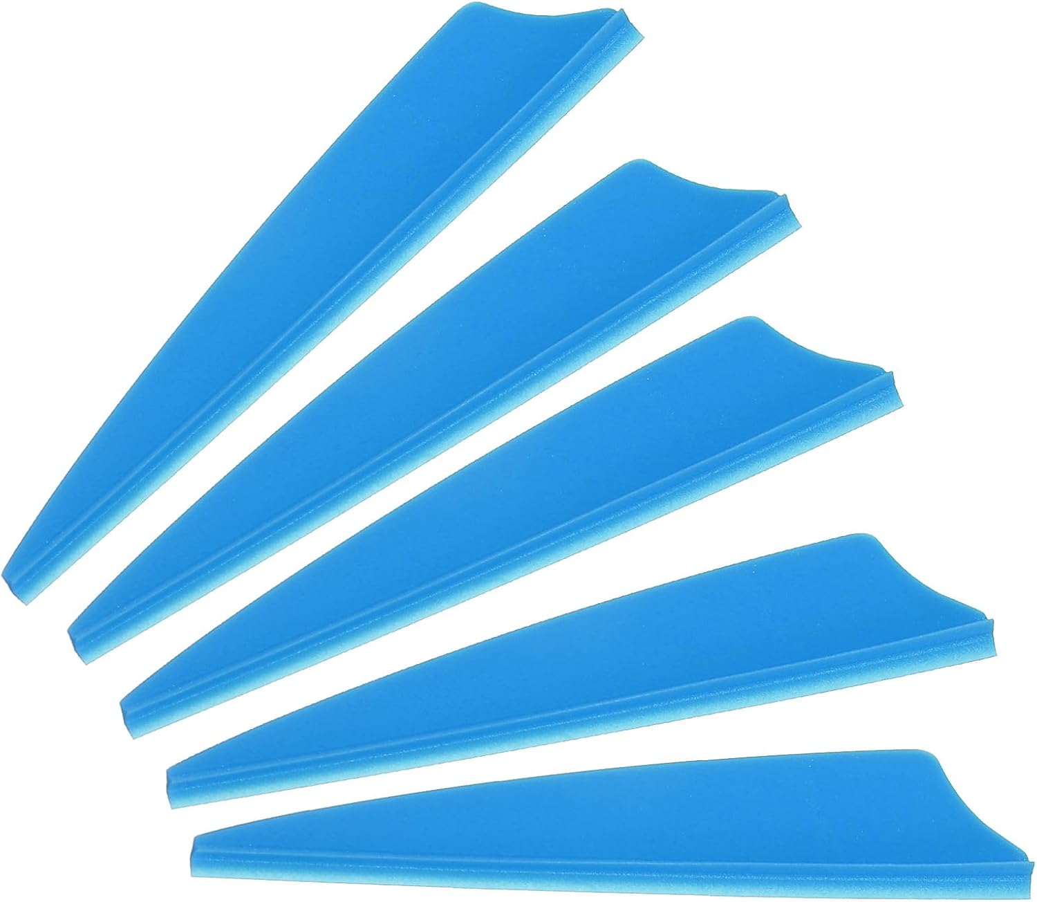 PATIKIL Arrows Vanes, 100 Pack Arrow Fletching Archery Arrow Feather Shield Fletch for DIY Target Shooting