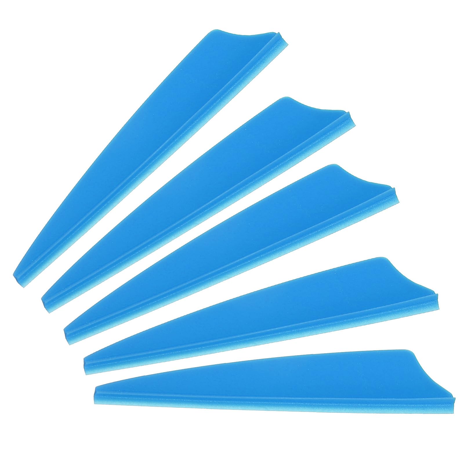 PATIKIL Arrows Vanes, 36 Pack 2.5 Inch Arrow Fletching Archery Arrow Feather Shield Fletch for DIY Target Shooting, Blue
