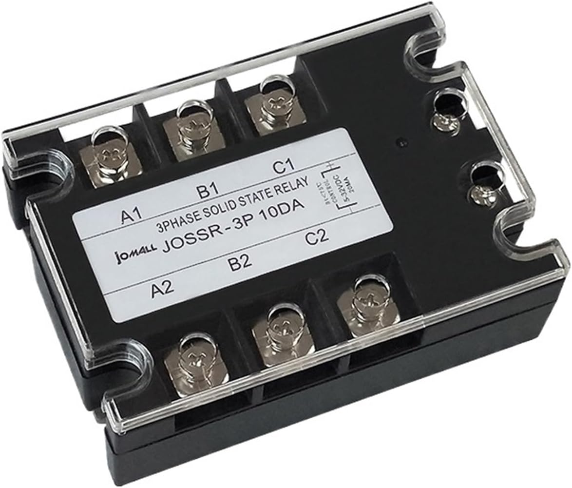 SSR 10DA/25DA/40DA/60DA DC Control AC Three Phase Solid State Relay 480VAC 3-32VDC(SSR-3-10DA)