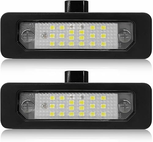 Miniatura 16 de LESAUCE Luz LED completa para placa de matrícula para camioneta pickup Dodge RAM 1500 2500 3500 2003-2018, 6000K blanco, lente ahumado, reemplazo