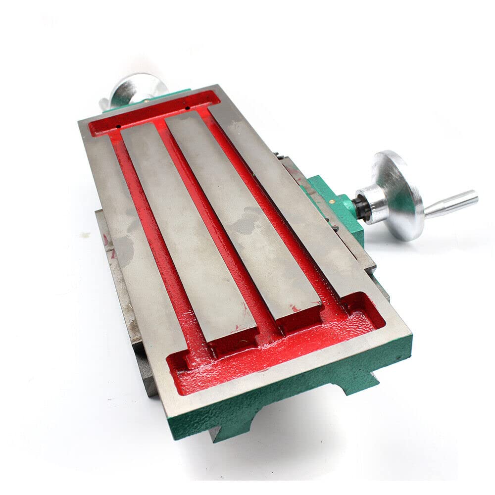 Fresadora de 2 ejes, torno de metal, multifunción, mesa cruzada, fresadora, mesa de coordenadas, mini mesa de taladro, banco de trabajo, fresado, mesa de trabajo, broca de 450 x 170 mm