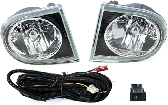 For Nissan Patrol 2001 2002 2003 2004 Front Bumper Fog Lamp Kit Additional Foglight Set Switch Wiring Car Accessories