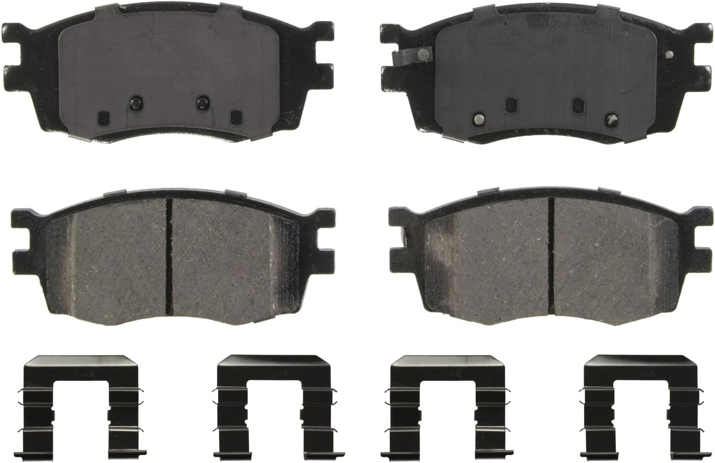 Wagner QS ZD1156 Disc Brake Pad Set, Chamfered Edges for Smooth, Quiet Stops, Fits 2006–2011 Hyundai Accent