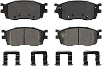 Vista 1 de Wagner QS ZD1156 - Juego de pastillas de freno de disco, bordes biselados para paradas suaves y silenciosas, se adapta a Hyundai Accent 2006-2011