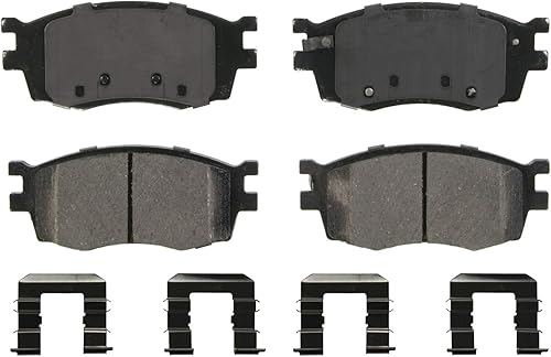 Wagner QS ZD1156 - Juego de pastillas de freno de disco, bordes biselados para paradas suaves y silenciosas, se adapta a Hyundai Accent 2006-2011