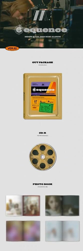 【新品/未開封】Moonbyul/アルバム/C.I.T.T./6equence Unboxing Moonbyul 3rd Mini Album 6equence (Ver 01 + Ver 02