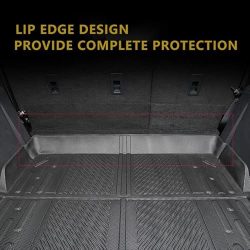 Gaeaauto Cargo Liner Rear Trunk Tray Mat Fit For 2021 2022 Ford Bronco Accessory 4 Door, All-Weather Tpe Rubber Protection #TOP3
