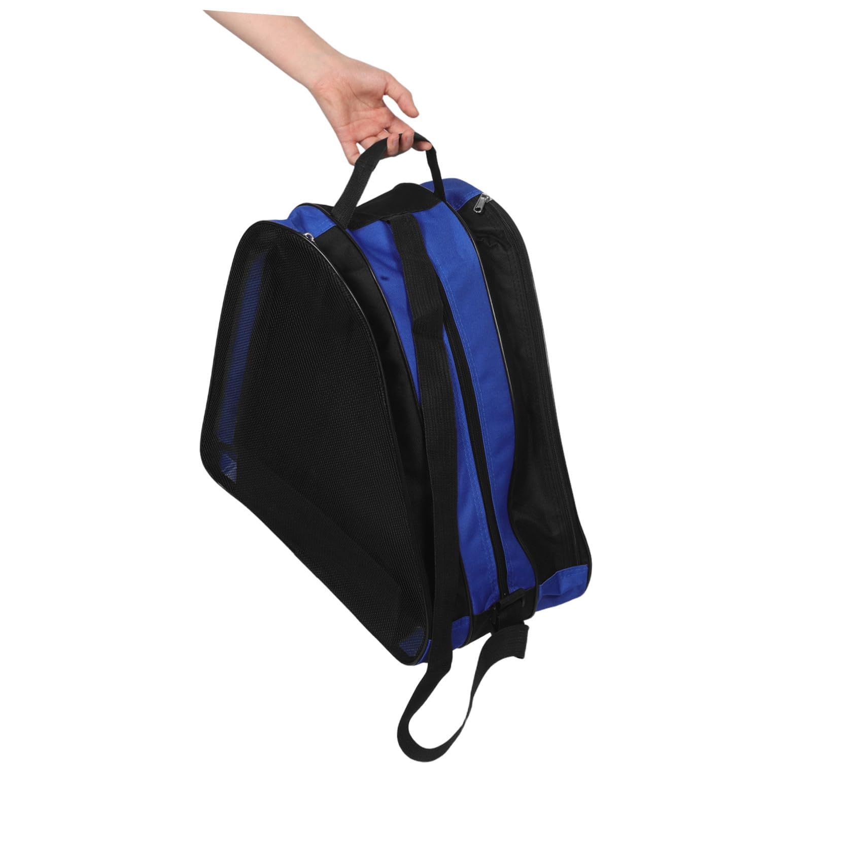 SEWACC 2 Piezas Bolsa para Patines de Ruedas Compartimentos Organizadores y Correa Ajustable, Tela Oxford Resistente al Agua para Patinaje al Aire Libre