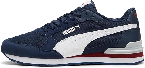 PUMA Sneakers en Mesh St Runner v4 43, Club Navy White Team Regal Red Platinum Gray Blue - 1