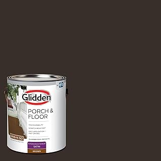 Glidden Grab-N-Go Porch and Floor Interior/Exterior Paint, 1 Gallon, Sat...