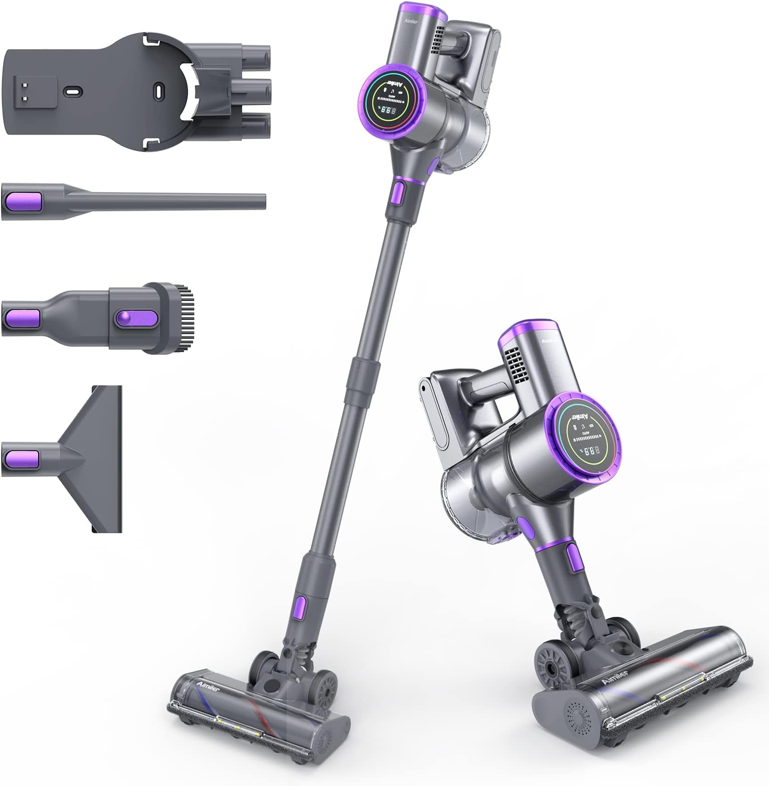 JASHEN V16 Cordless Vacuum Cleaner,Powerful Stick Vacuum