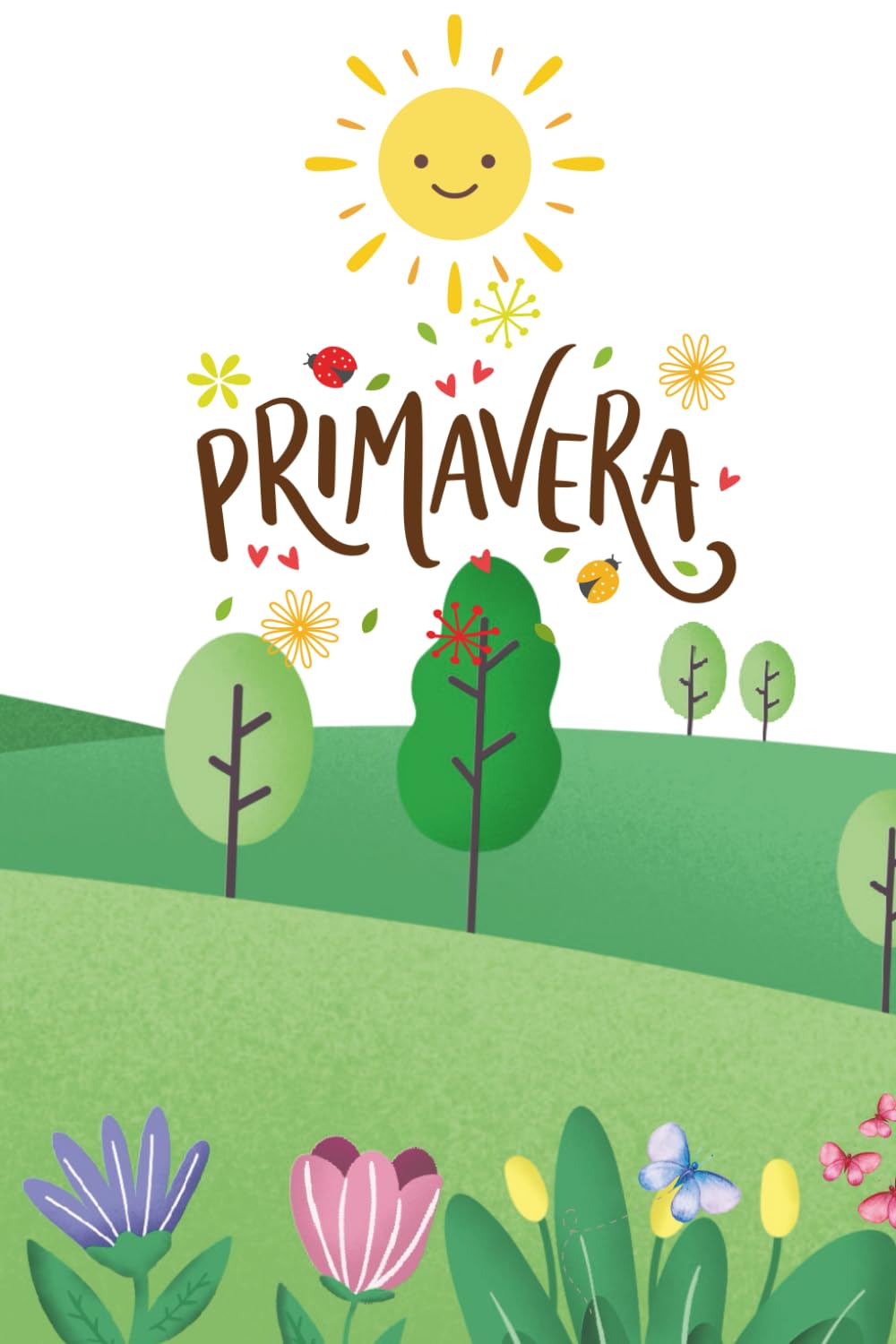 primavera: libro para colorear