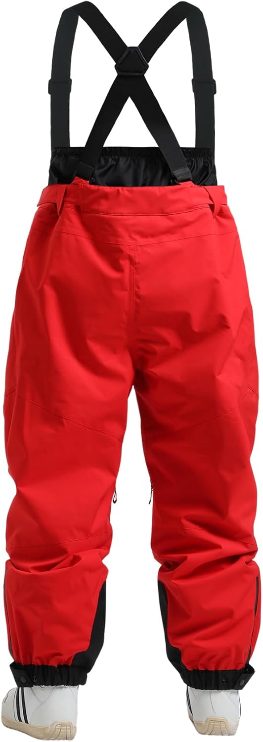 GSOU SNOW Men Snow Bibs Women Baggy Ski Pants Snowboard Overall Insulated Waterproof Windproof Warm Winter - Image 4