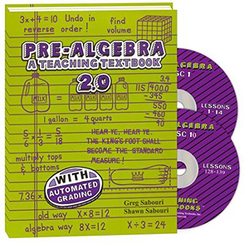 Teaching Textbooks: Pre-Algebra CD-Rom Set, Version 2.0