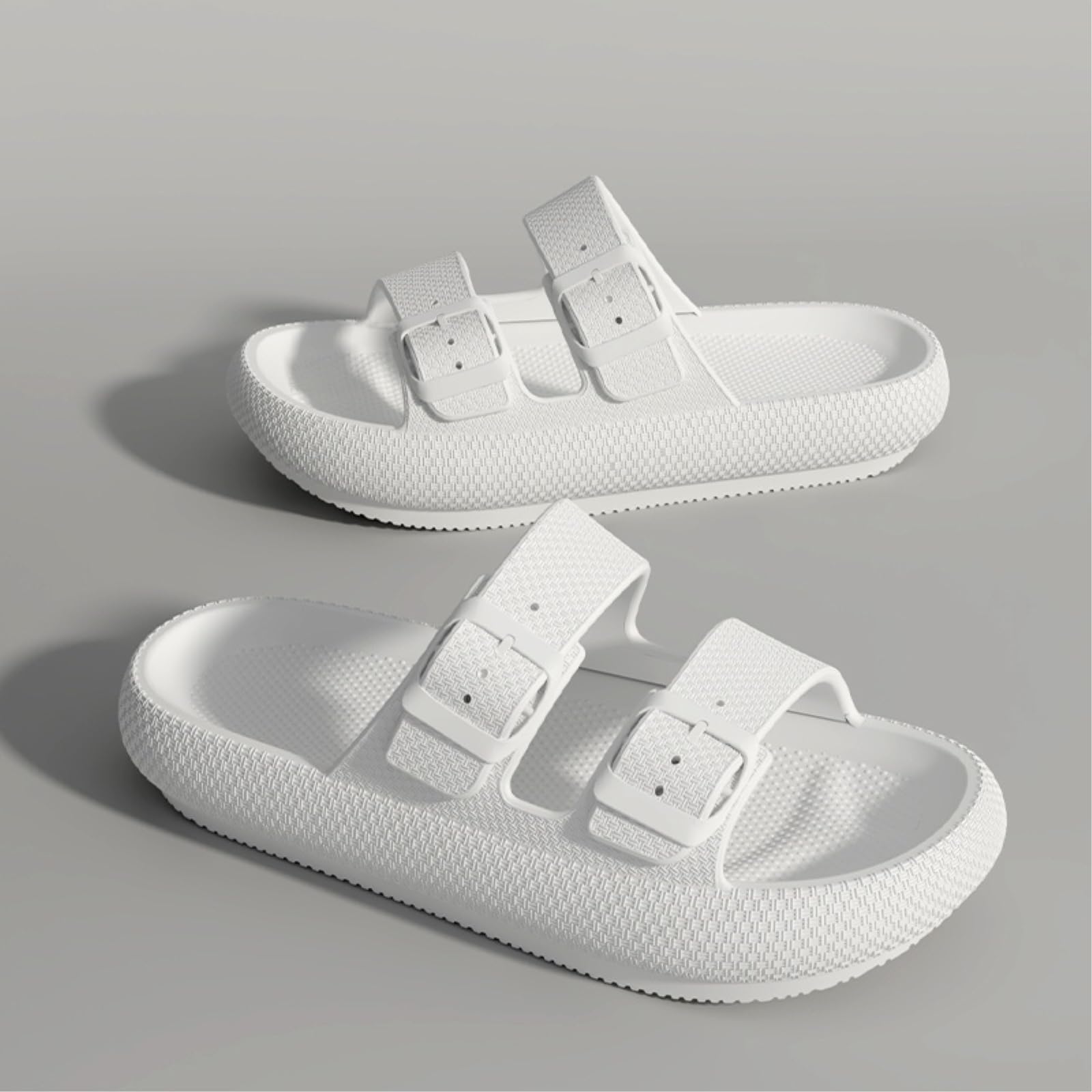 Ciabatte Uomo Men's Outdoor Fashion Sandali di Suola Spessa - Pantofole Doccia Antiscivolo per Bagno, Casa Leggera E Confortevole-coffee-36-37