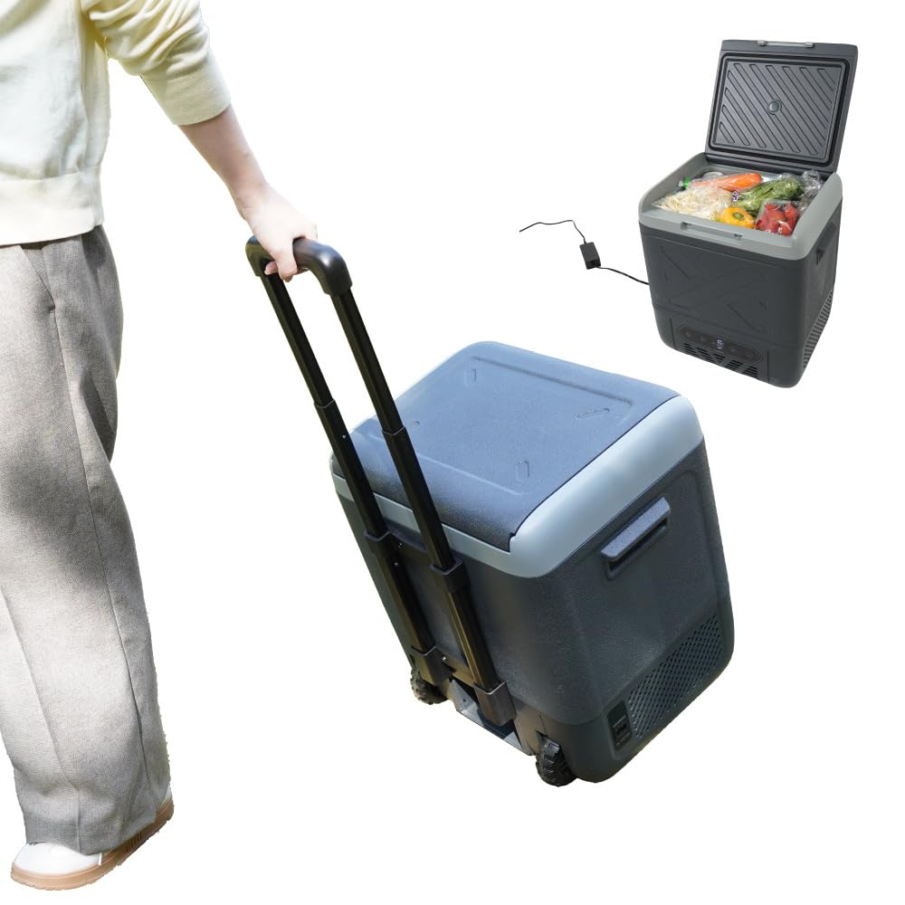 Amazon.co.jp: THANKO キャスター付き車載用冷凍冷蔵庫18L