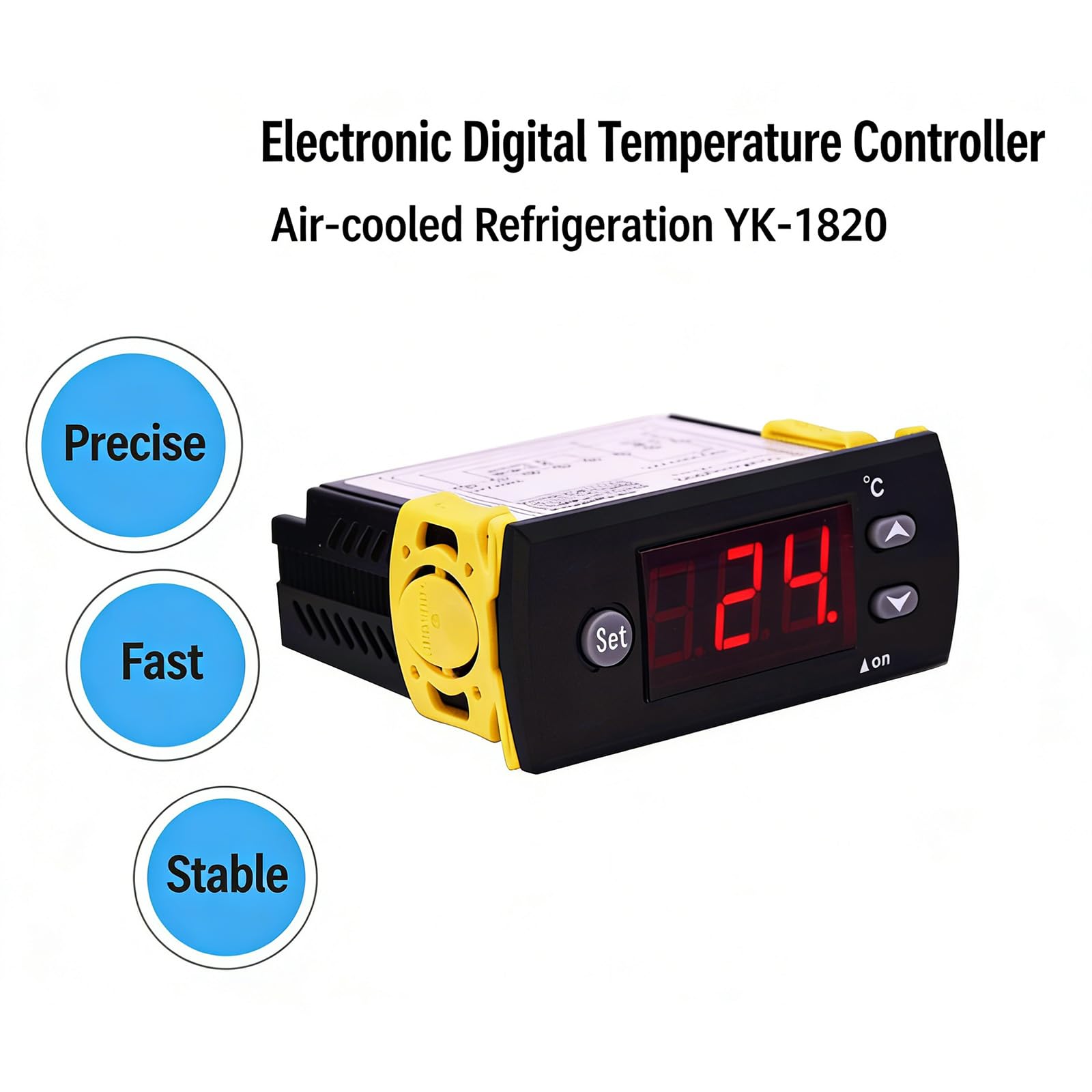 PANGBOER Termostato elettronico Digitale Professionale Regolatore Temperatura per refrigeratori Commerciali Che garantisce Un regolatore Digitale Stabile per Frigorifero Domestico