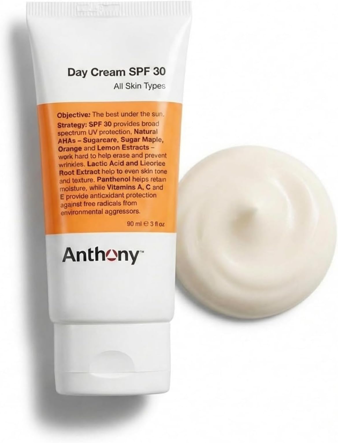 Anthony Day Cream SPF 30, 3 Fl Oz