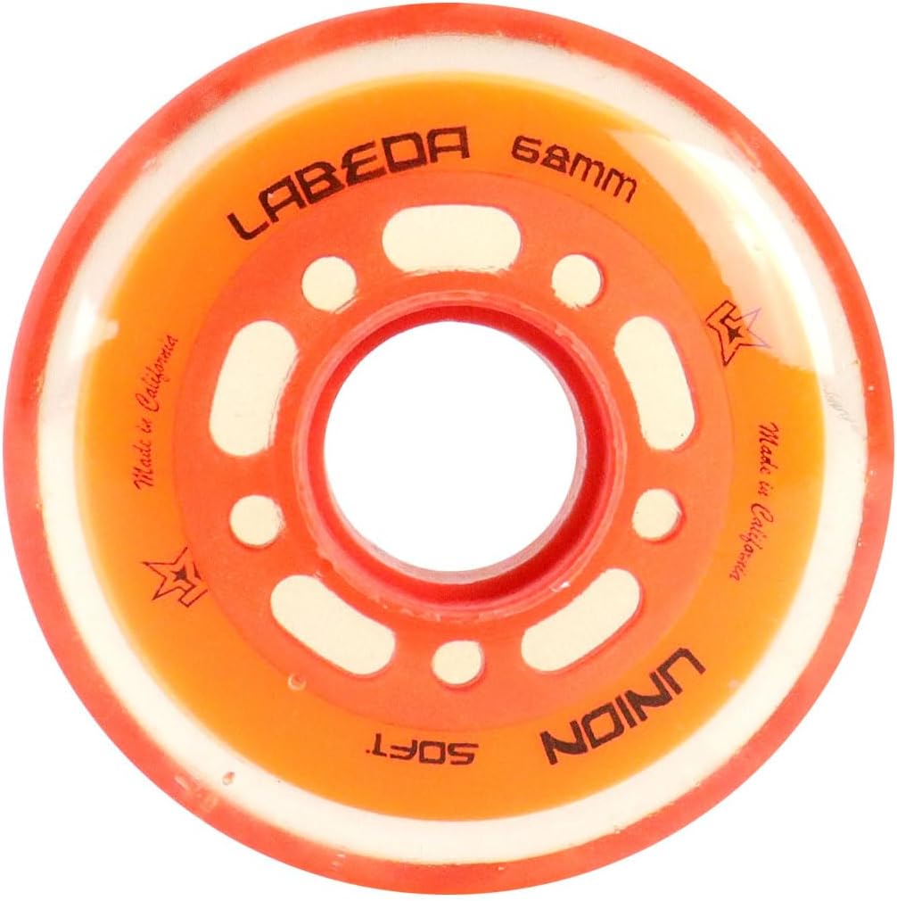 Labeda Roller Hockey Wheel Union Soft 76A Youth Hilo Combo 68mm 72mm