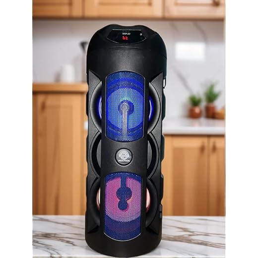 RGB Disco Light Bluetooth Tower Speaker 30W Wireless Stereo