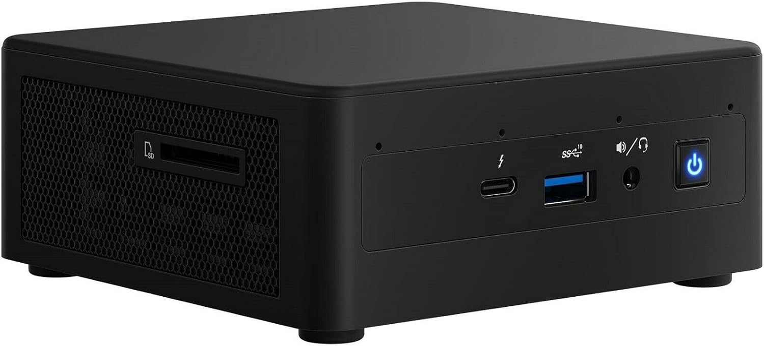 Best Promo Intel NUC 11 Canyon Performance Kit Windows 10 Pro Business Mini PC Desktop, Intel Quad-Core i5 Processor, 16GB DDR4 RAM, 512GB PCIe SSD, WiFi 6, Bluetooth, Thunderbolt 3, 64GB Flash Drive