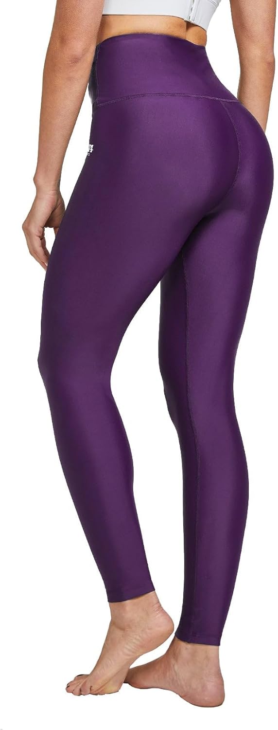 FitsT4 Sports Women's Swimming Leggings UPF 50+ High Waisted with Pockets Swim Pants - Image 2