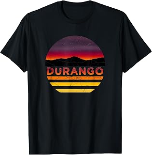 Retro Vintage Durango, Colorado Vacation Souvenir T-Shirt