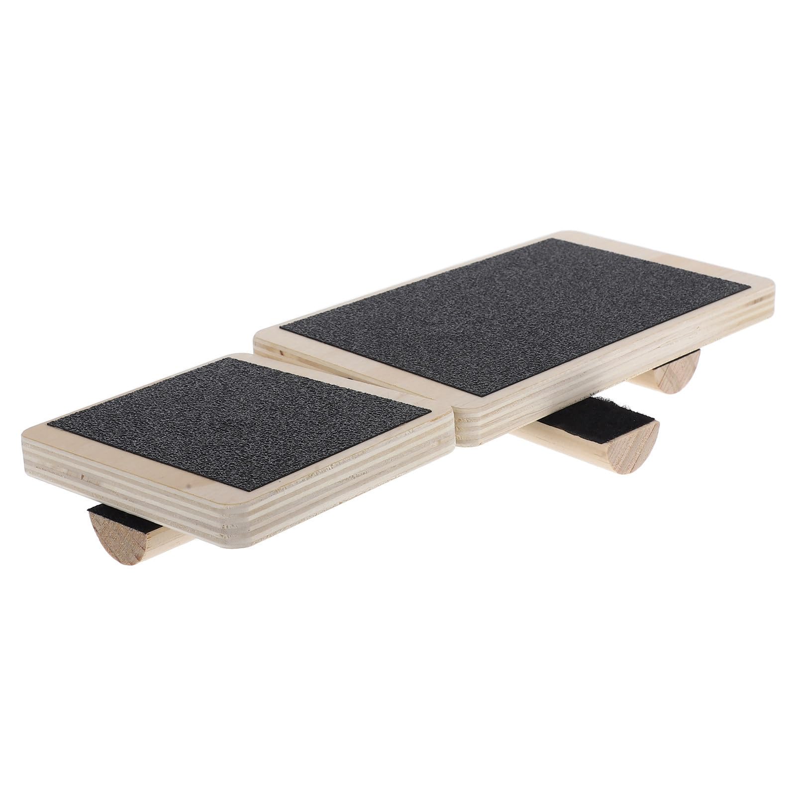 Tabla de equilibrio de madera para tobillo minkissy compacta y antideslizante 8
