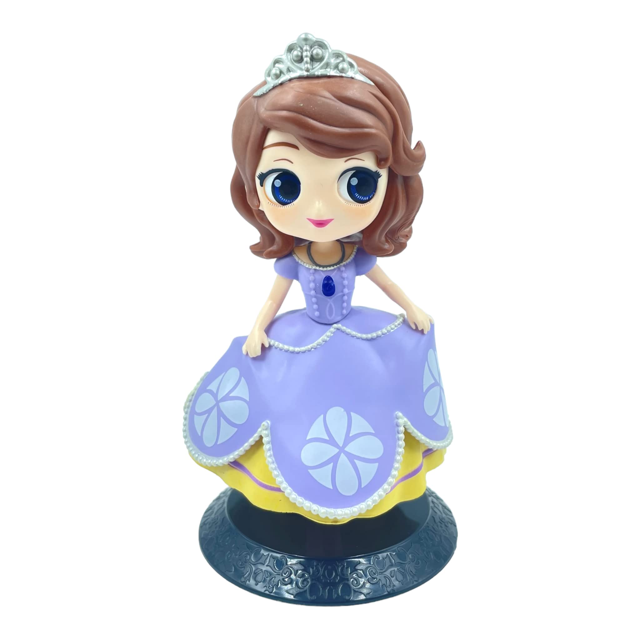 SHOPEEKENDAR Sofia-The-First Princess Sofia Action Figure Q Style Doll Limited Edition for Car Dashboard, Decoration, Office Desk & Study Table (15cm) (Sofia)(D14)