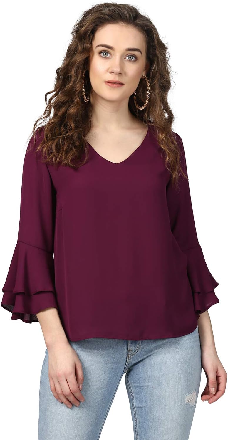Harpa V-Neck Solid Top