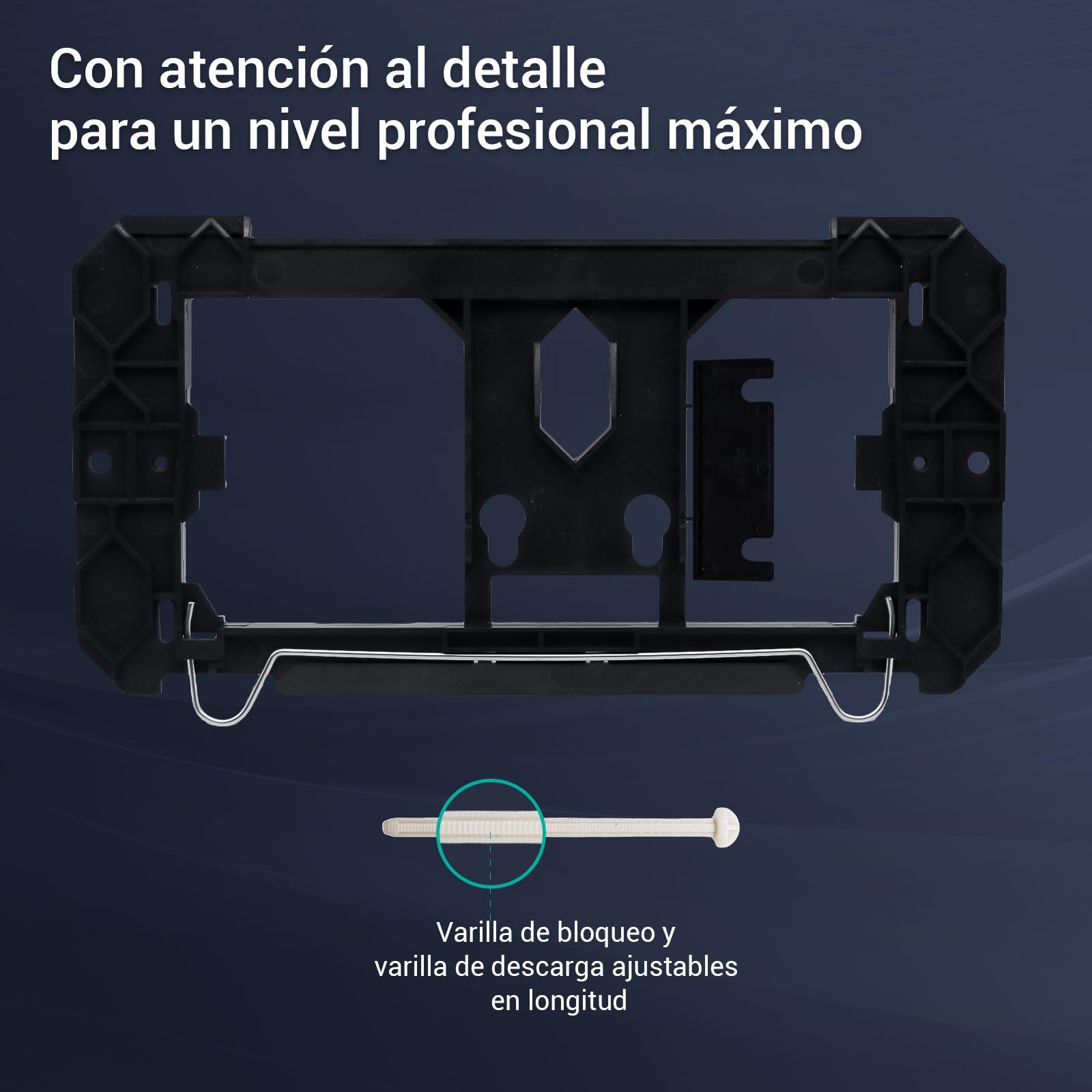 Empyreal Placa de Descarga para Cisterna de WC, Repuesto con Set de Palancas de Descarga, Compatible con Geberit 200F, 115222111,340 x 185mm，1 Pieza(Negro Mate)