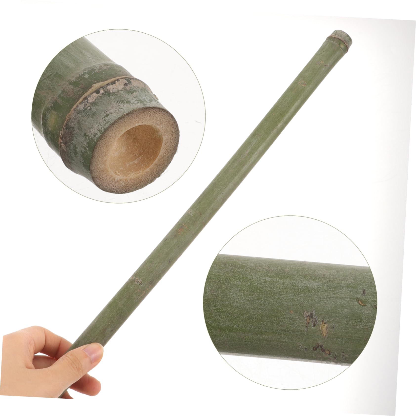 Happyyami 5 Stück Garten Bambuspfähle Bambusstäbe 50cm Bambusrohre als Rankgitter für Kletterpflanzen im Freien Stütze für Gartenpflanzen