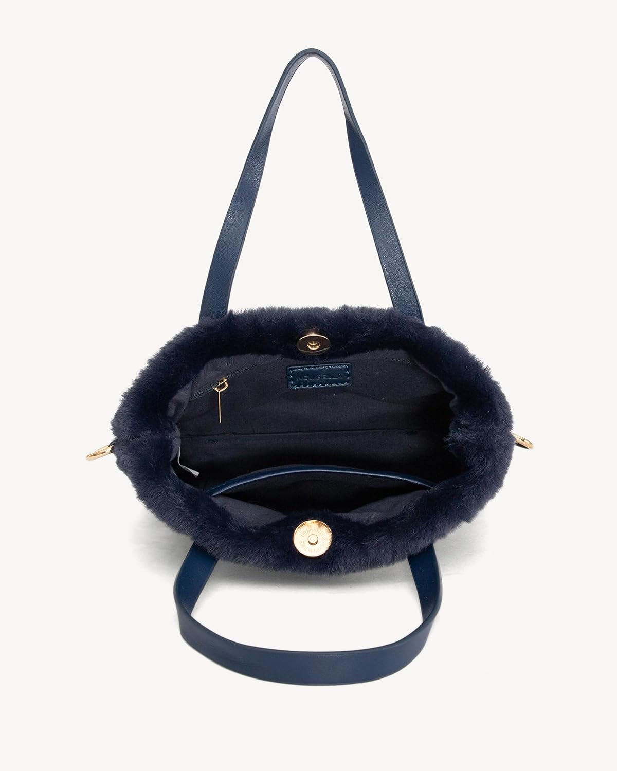 NEWBELLA Women's Plush Tote Bag - Cute Fuzzy Handbag with Soft Texture, Cozy Purse for Fall Winter, Casual Everyday Carryall - Image 6