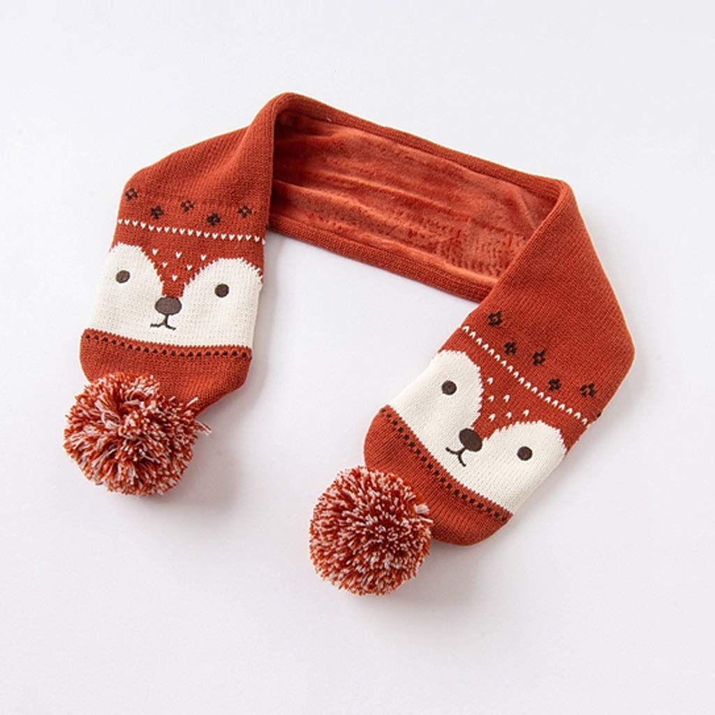 Bebé Babero Invierno Niños Lindo Más Terciopelo Cálido Bufanda Mujer Saludable, Lindo y Suave