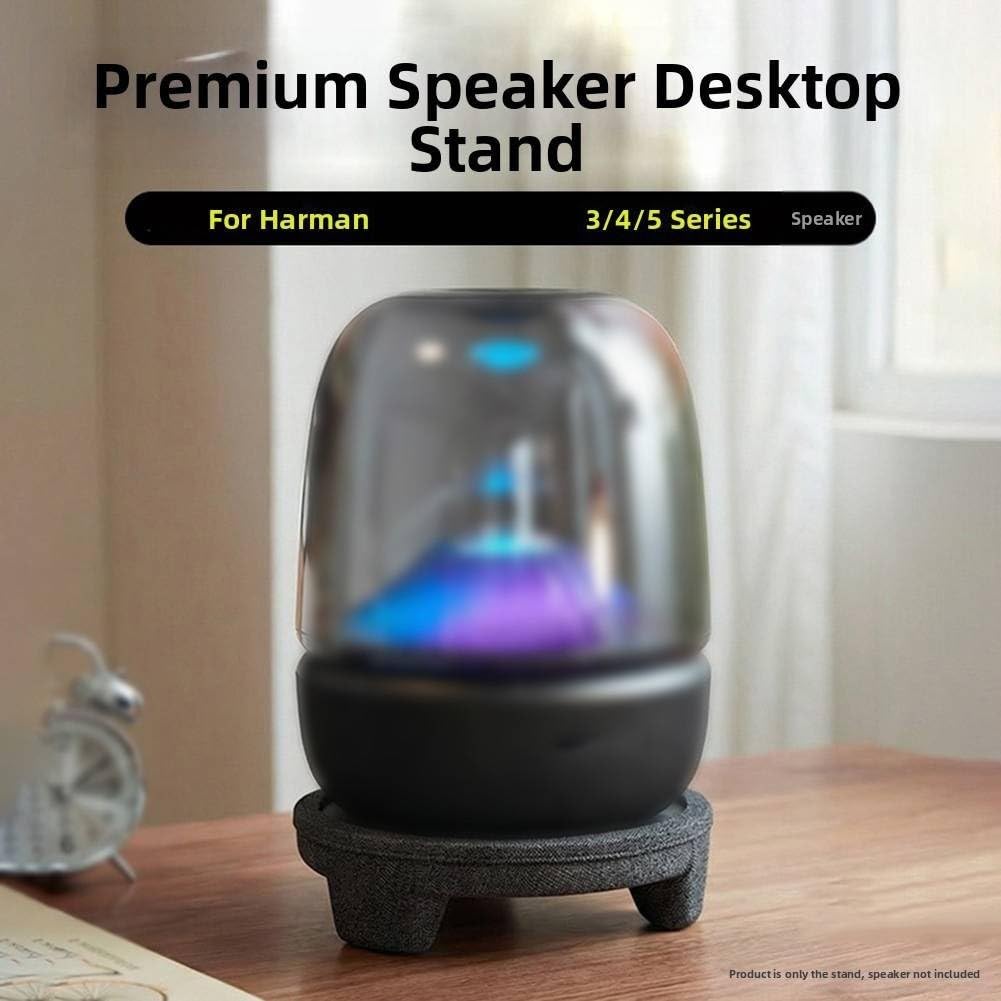 Soporte de altavoz de material ABS negro para estudio en casa (gris)