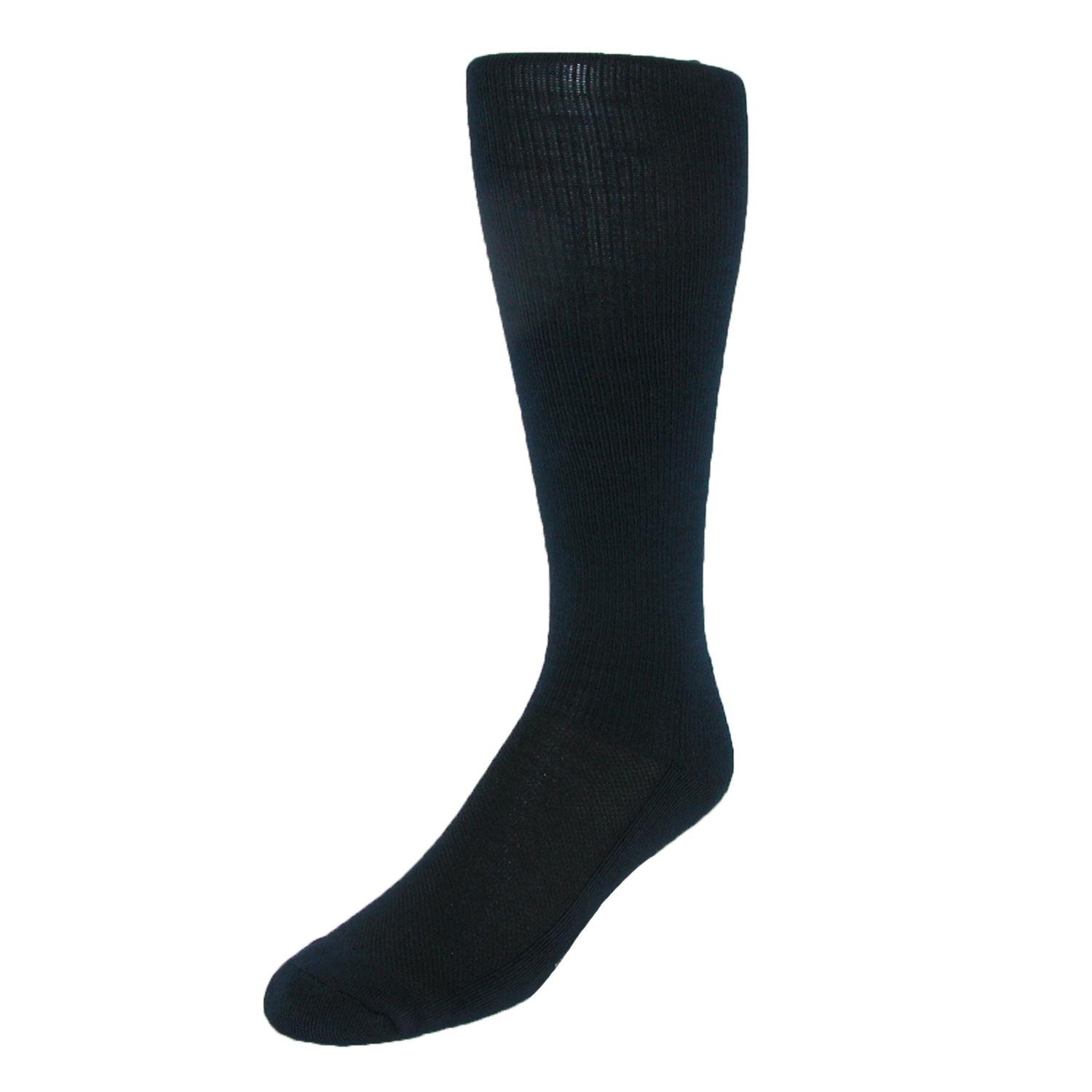 Windsor CollectionMen's Gradual Compression Travel Support Socks, Navy