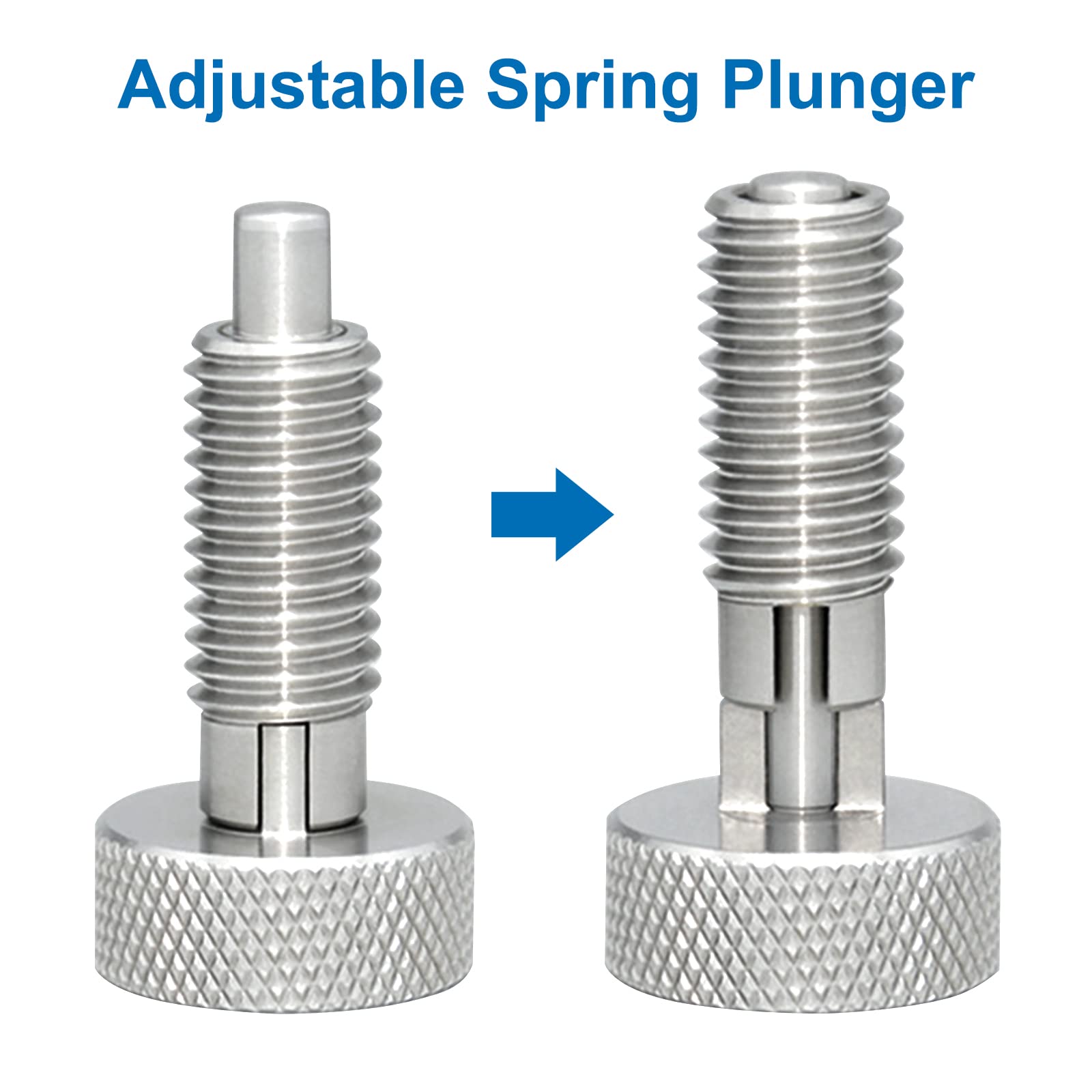Buy Weld Mount Retractable Spring Plungers T-Handle | Essentra - View #8