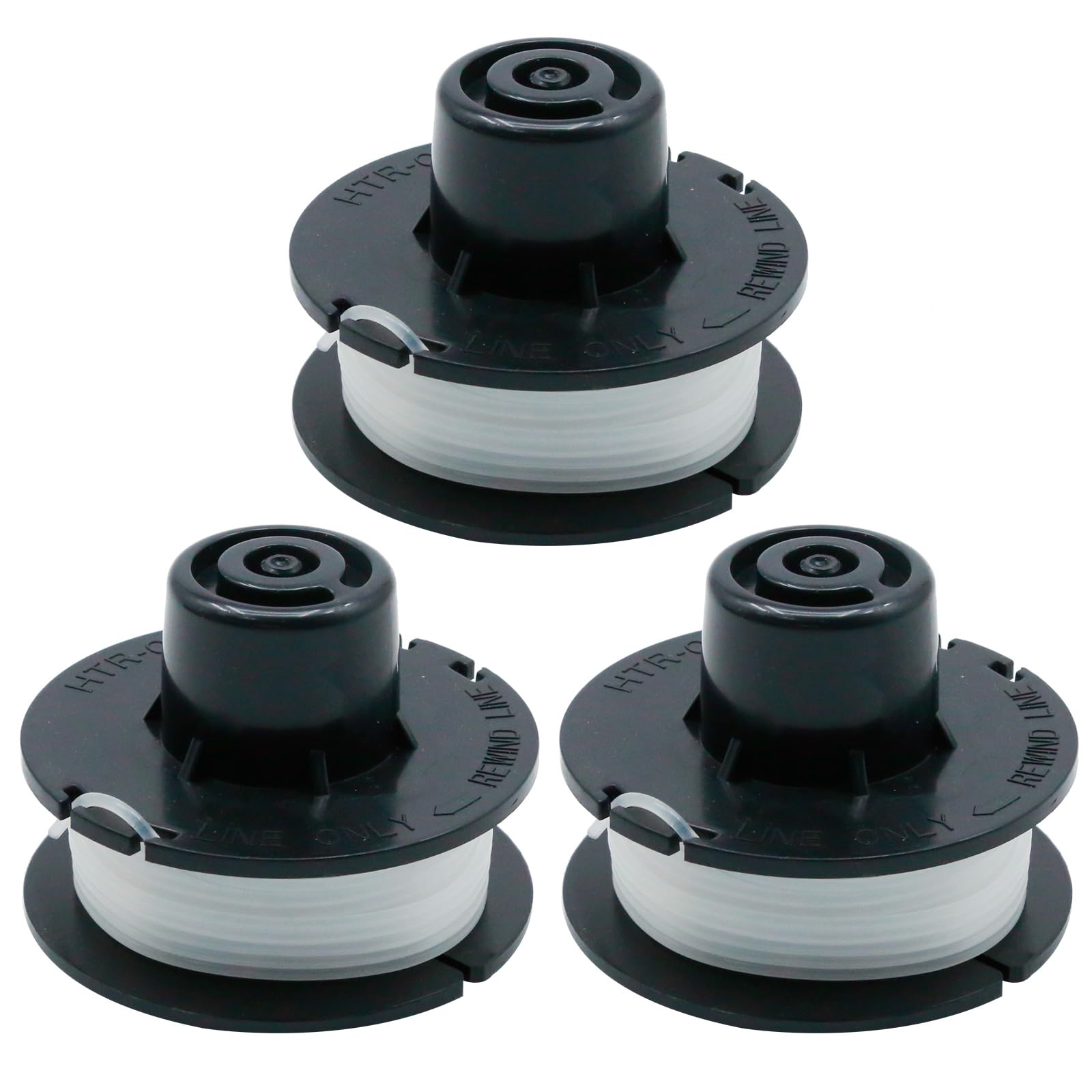 SYOWADA 88175 Trimmer Spool Line, Replacement for Toro 51332 51445 51350 51301 51444 51324 51335 51304 51308 51309 51256 51333 51446 51303 51326 51331 51307 Trimmers (3 Pcs)