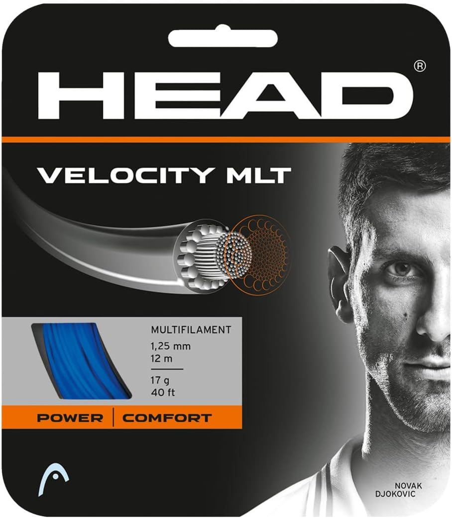 Velocity MLT Tennis Racket String 40' Set Multifilament Racquet String