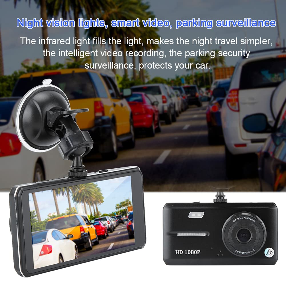 Full HD 1080P Auto-DVR-recorder Met 140° Groothoekweergave