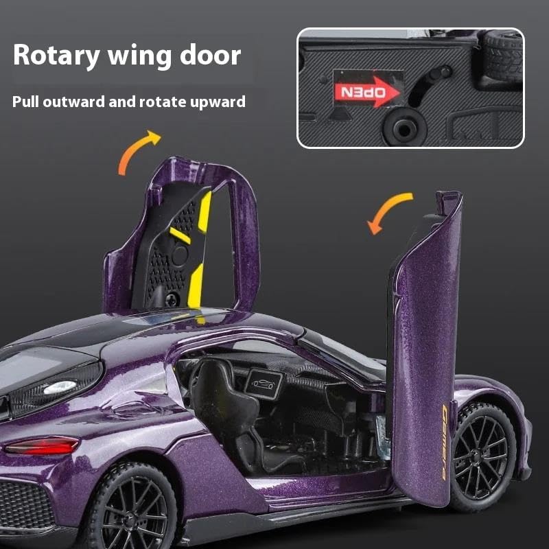 1:32 ジェミニ Gt スーパーカー 合金ダイキャストカーモデル(Black)公式通販