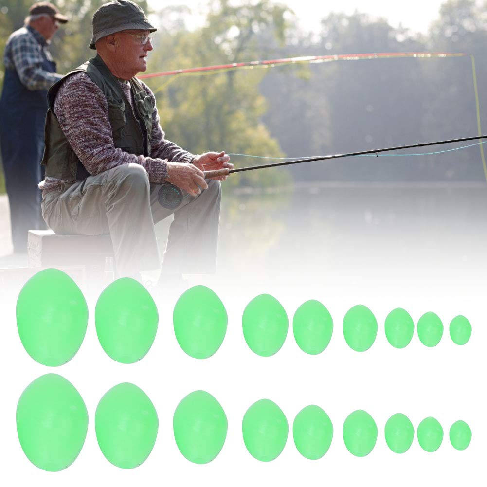 SUNGOOYUE Perlas de Pesca Luminosas, 900 Piezas Perlas de Pesca de Multifuncional Modelos Aparejos de Pesca Luminosos para Pesca al Aire Agua Salada Agua Dulce,perline per Pesca