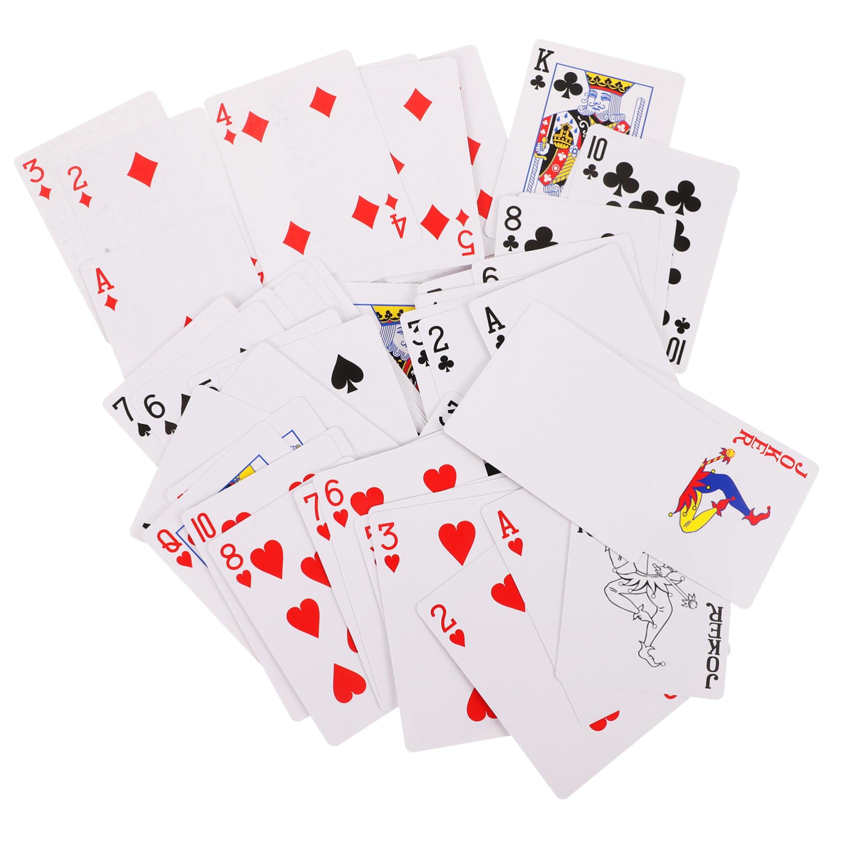 WOONEKY 5 Set Di Carte Da Poker Con Creatività Illimitata Set Di Carte Da Poker Vuote Con Stampa A Sublimazione Per Feste E Giochi