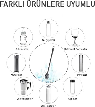 Orret Home Baby Bottle Brush Bottle Cleaning Brush Silicone Brush Bottle Cleaning Bottle Cleaning Baby Bottle Cleaning Pacifier Cleaning Brush