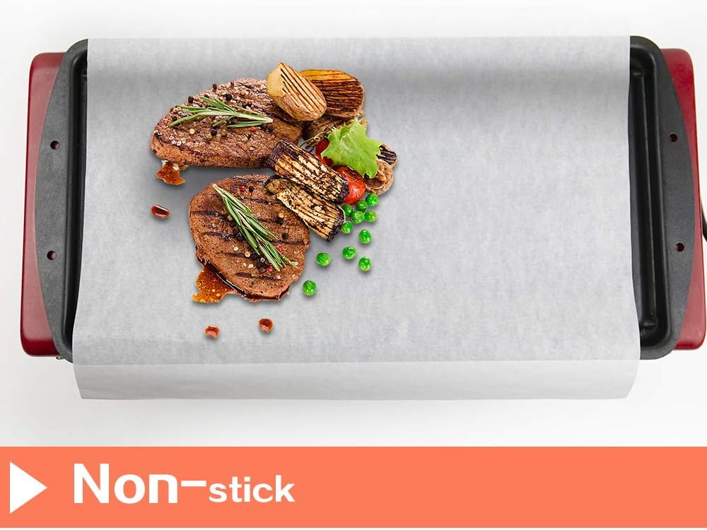 EBIGIC Parchment Paper Sheets Baking 50 Pcs 12 x 16 Inches Kitchens Non-stick Waterproof Precut
