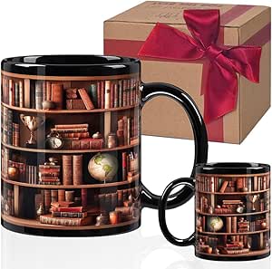 Cat Book Sleeve For Book Lovers, Coffee Book Lover Gifts For - View #11